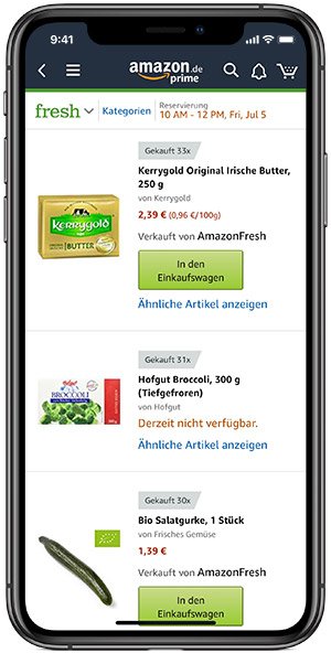 Amazon Fresh App